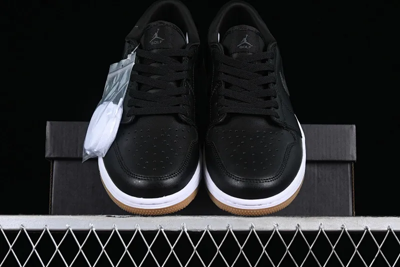 All categories Air Jordan Jordan series basketball shoes Air Jordan 1 Low Z version Air Jordan 1 Low Golf "Black Snake Pattern" AJ1 Joe 1 new golf version raw rubber black DD9315-005